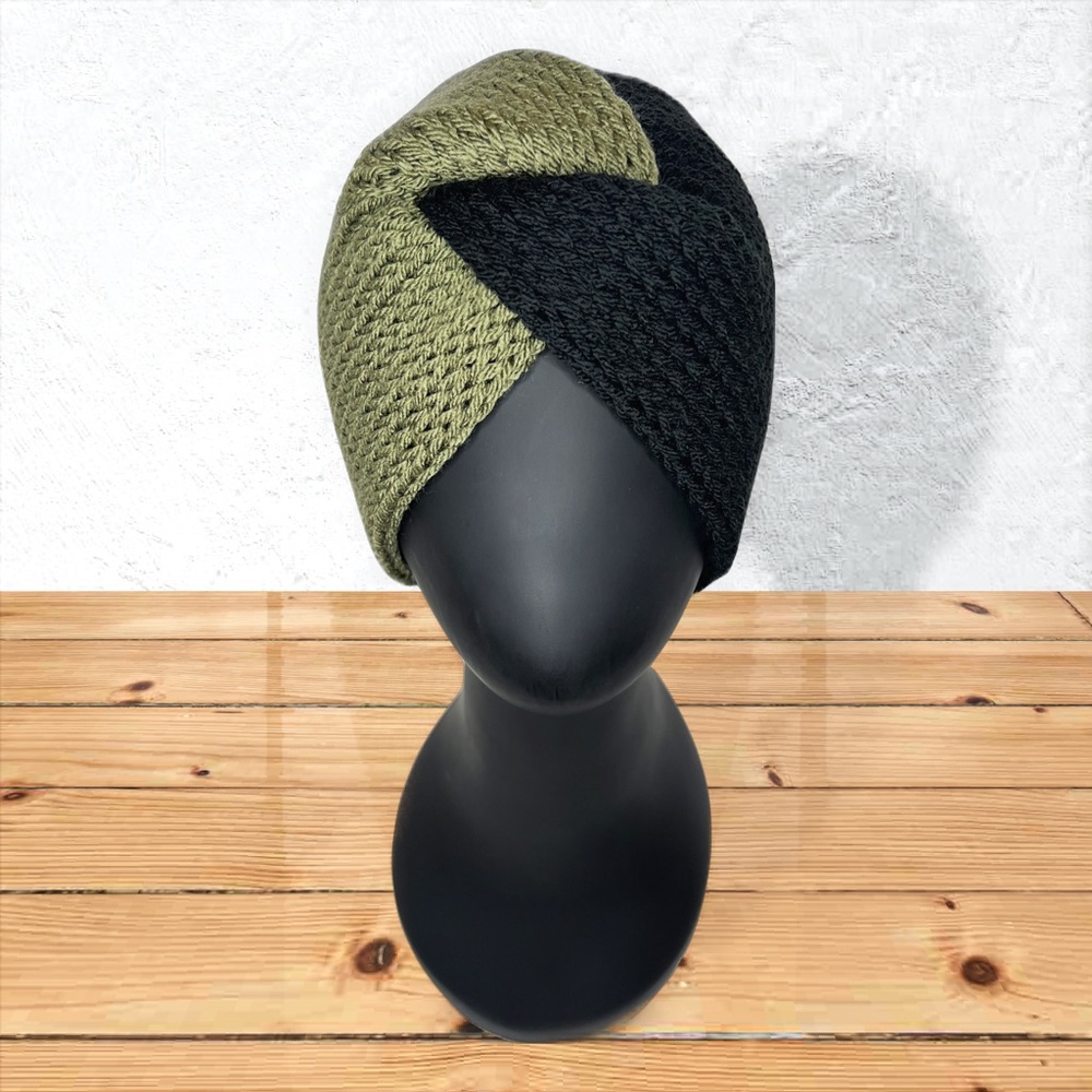 Handmade Knit Twist Ear Warmers | Cozy & Versatile | Adult Women's